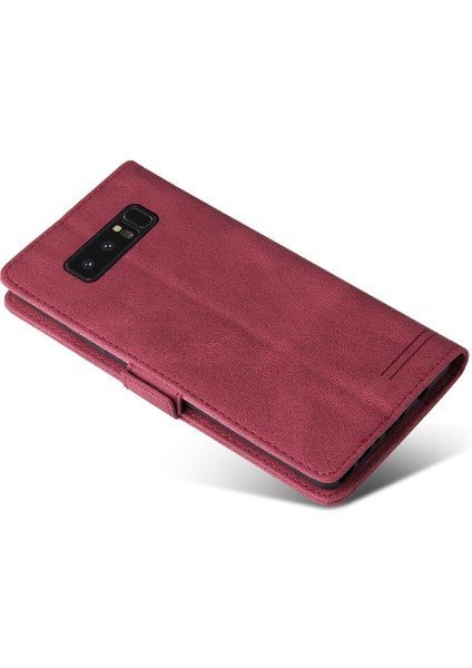 Samsung Galaxy Note8 Iki Kart Yuvaları Premium Deri Kickstand Için Kılıf (Yurt Dışından)