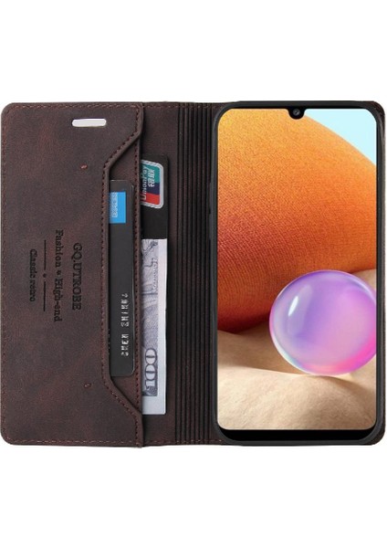Samsung Galaxy A32 4g Premium Deri Premium Deri Kickstand Için Kılıf (Yurt Dışından) indirimleri