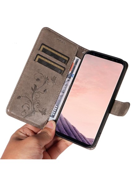 Samsung Galaxy S8 Artı ve Kart Yuvası ile Yüksek Kaliteli Deri (Yurt Dışından)