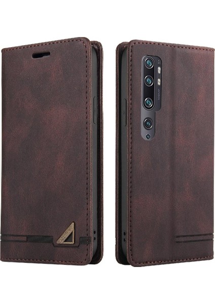 Xiaomi Cc9 Pro Premium Deri Premium Deri Iki Kart Yuvaları (Yurt Dışından)