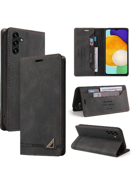Samsung Galaxy A13 5g Premium Deri Kickstand Premium Deri (Yurt Dışından)