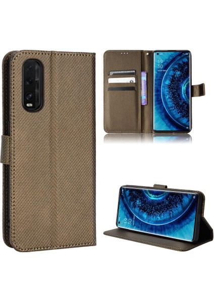 Oppo Bulmak Için Kılıf X2 Manyetik Cüzdan Kart Tutucu Kapak Kickstand (Yurt Dışından)