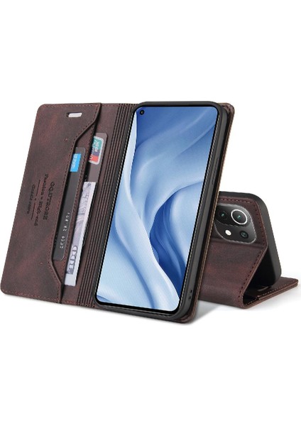 Xiaomi 11 Lite Premium Deri Iki Kart Yuvaları Premium Deri (Yurt Dışından)