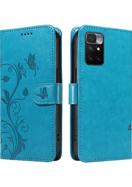 Xiaomi Redmi Için Kılıf 10 4g ve Kart Yuvası Kabartmalı Kelebek El ile (Yurt Dışından)