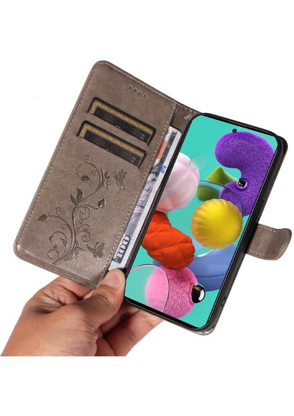 Samsung Galaxy A51 4g Için Kılıf ve Kart Yuvası Cüzdan Telefon Kılıfı Kabartmalı (Yurt Dışından) indirimleri