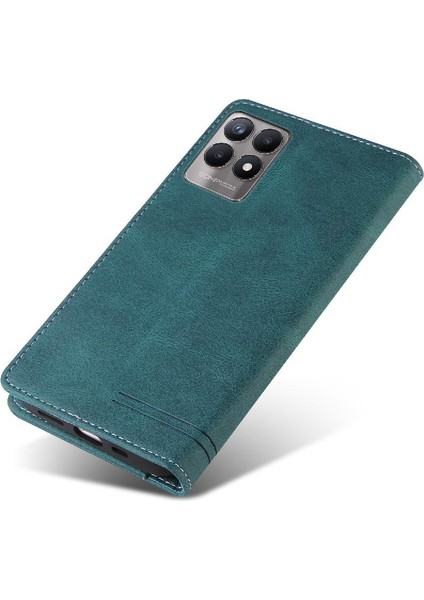 Realme 8i Iki Kart Yuvaları Premium Deri Premium Deri Için Kılıf (Yurt Dışından) indirimleri