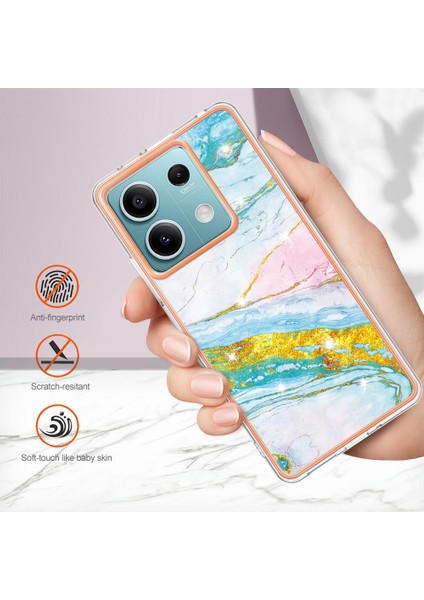 Xiaomi Redmi Için Not 13 5g Ince Tpu Yumuşak Tampon Mermer Desen (Yurt Dışından) modelleri