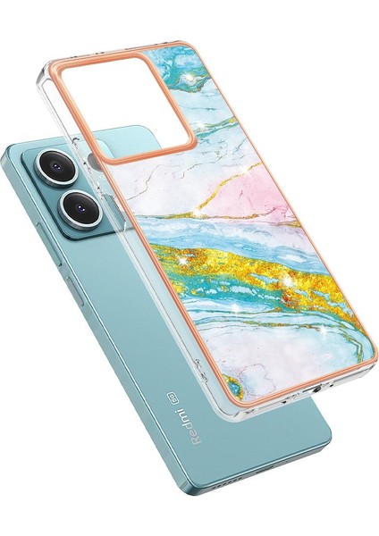 Xiaomi Redmi Için Not 13 5g Ince Tpu Yumuşak Tampon Mermer Desen (Yurt Dışından) indirimleri