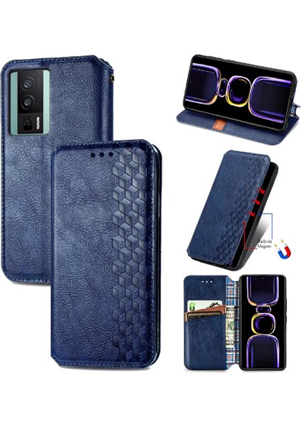 Xıaomı Redmi Için Kılıf K60 Moda Tasarım Deri Kılıf Kapak Çevirin Iş (Yurt Dışından)