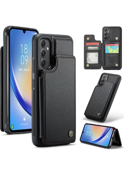 Samsung Galaxy A34 5g Kickstand Rfıd Engelleme Ince Için Caseme Cüzdan Kılıf (Yurt Dışından)