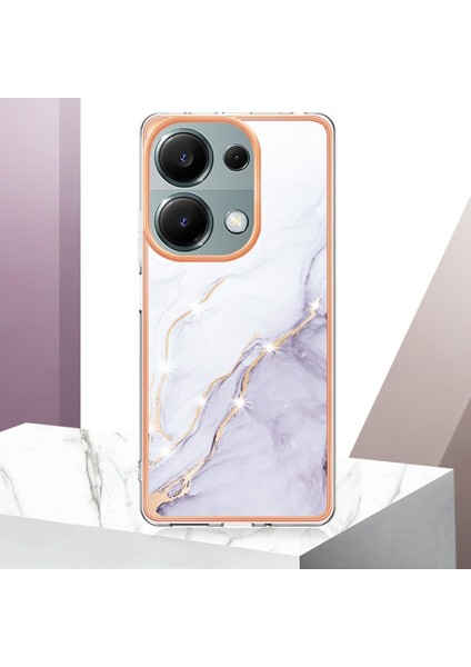 Xiaomi Poco M6 Pro 4g Koruma Için Kılıf Ince Tpu Mermer Desen Yumuşak (Yurt Dışından) modelleri