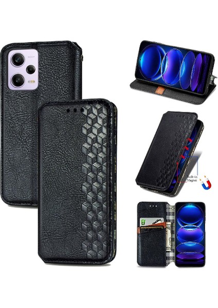 Xıaomı Redmi Not 12 Pro Zarif Iş Moda Tasarım Flip Case (Yurt Dışından)