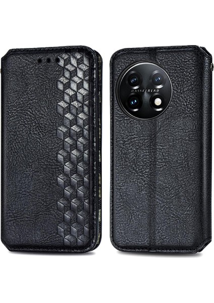 Oneplus 11 Için Kılıf Deri Kılıf Moda Tasarım Kapak Kapak Zarif (Yurt Dışından)