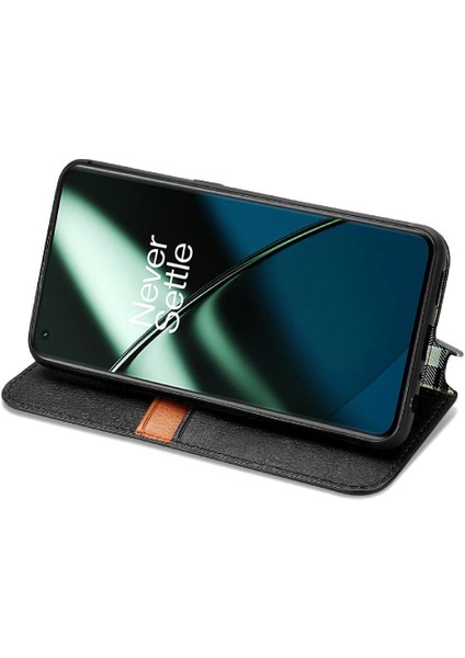 Oneplus 11 Için Kılıf Deri Kılıf Moda Tasarım Kapak Kapak Zarif (Yurt Dışından) modelleri