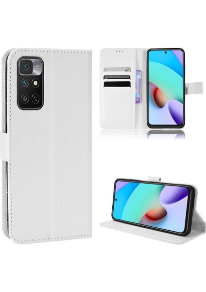 Xiaomi Redmi Için Not 11 4g Manyetik Cüzdan Kart Tutucu Kickstand (Yurt Dışından)