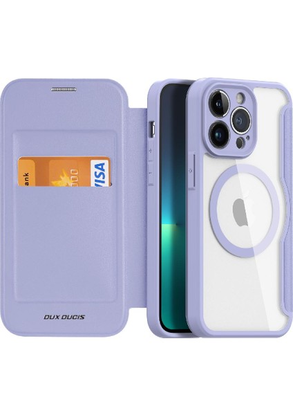 IPhone 13 Için Duducase Durumda Pro Darbeye Tam Koruyucu Kapak Folio Pu (Yurt Dışından)