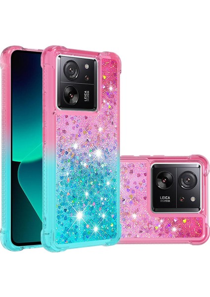 Xiaomi Redmi Için Kılıf K60 Ultra Akan Sparkle Hareketli Kapak Temizle Tampon (Yurt Dışından)