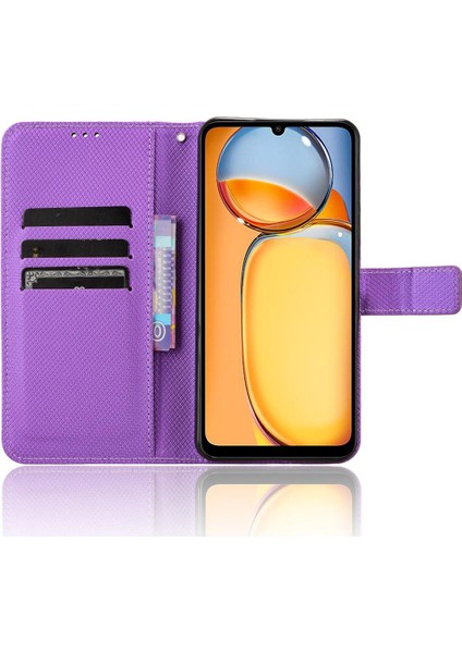 Xiaomi Redmi 13C Kart Tutucu Kapak Için Kılıf Kickstand Manyetik Cüzdan (Yurt Dışından) modelleri