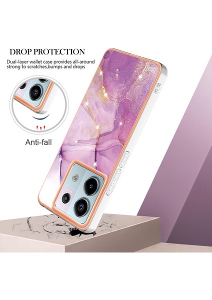 Xiaomi Redmi Için Not 13 Pro 5g Yumuşak Tampon Mermer Desen Ince Tpu (Yurt Dışından) fiyatları