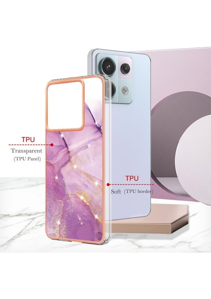 Xiaomi Redmi Için Not 13 Pro 5g Yumuşak Tampon Mermer Desen Ince Tpu (Yurt Dışından) indirimleri
