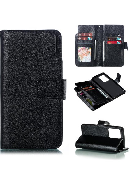 Samsung Galaxy S20 Artı Manyetik Kickstand Pu Deri 9 Kart (Yurt Dışından)