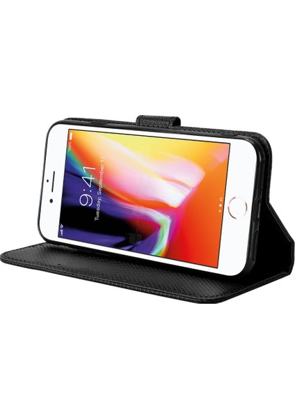 IPhone Se 2020/8/7 Için Kılıf Kapak Kickstand Manyetik Cüzdan Kart Tutucu (Yurt Dışından) indirimleri