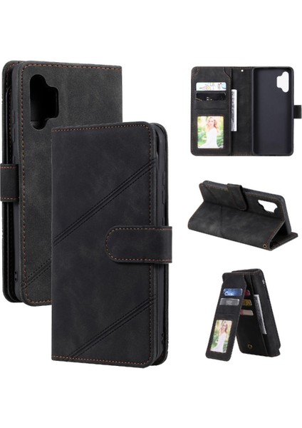 Samsung Galaxy A32 4g Bileklik Pu Deri Cüzdan Flip Folio Kart Için Kılıf (Yurt Dışından)