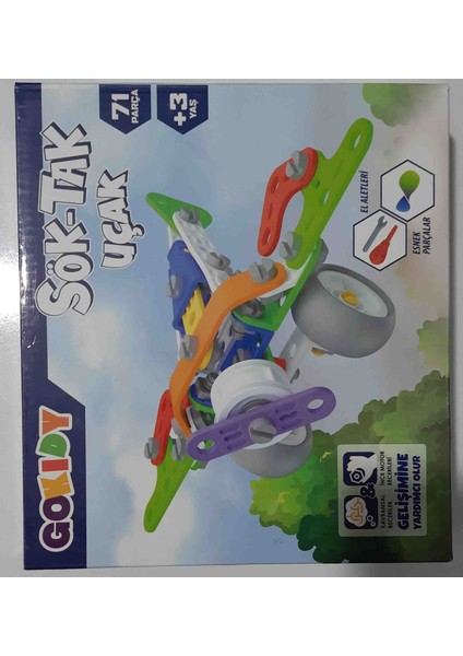 Sök Tak Uçak 71 Parça Oyuncak