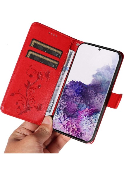 Samsung Galaxy S20 Artı ve Kart Yuvası Yüksek Kaliteli Deri Telefon Kılıfı (Yurt Dışından) indirimleri