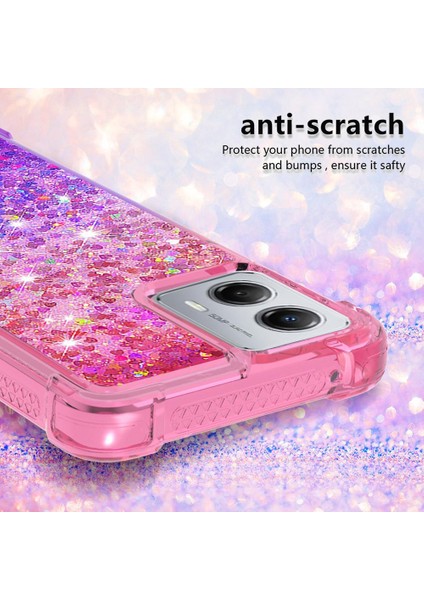 Motorola Moto G 5g Için Kılıf 2023 Sıvı Glitter Komik Bling Parlak Kristal (Yurt Dışından) fırsatları