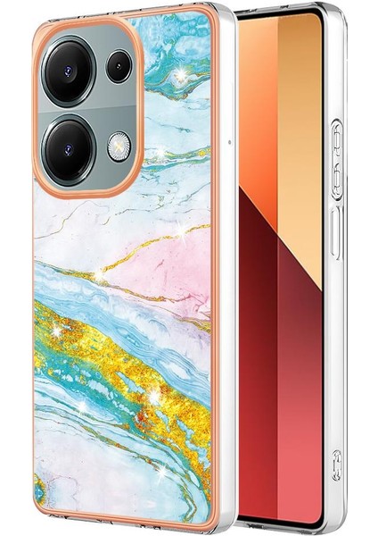 Xiaomi Poco M6 Pro 4g Koruma Için Kılıf Ince Tpu Mermer Desen Yumuşak (Yurt Dışından)