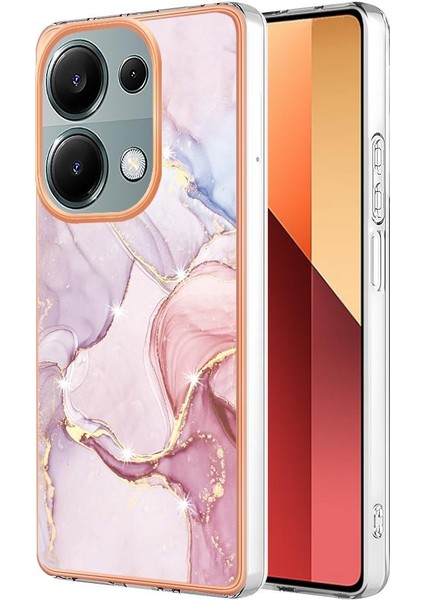 Xiaomi Poco M6 Pro 4g Koruma Için Kılıf Ince Tpu Mermer Desen Yumuşak (Yurt Dışından)