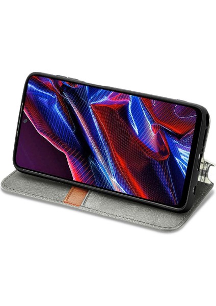 Xıaomı Poco X5 Cüzdan Fonksiyonu Için Kılıf Moda Tasarım Kapak Kılıfı (Yurt Dışından) fırsatları