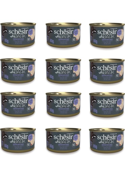 After Dark Pate Tavuklu ve Ördekli Konserve 80 gr 12 Adet