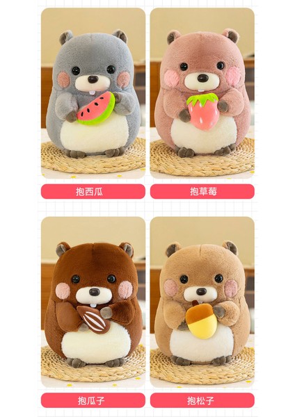 20C'M Marmot Doll Foodie Fare Peluş Oyuncak (Yurt Dışından)