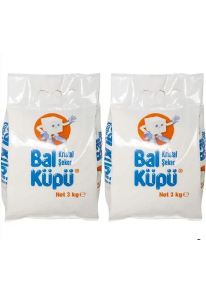 Bal Küpü Balküpü Kristal Toz Şeker 3 kg 2 Adet