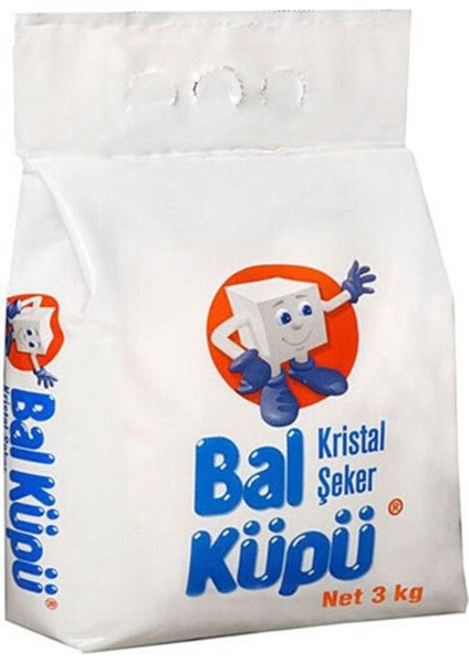 Balküpü Kristal Toz Şeker 3 kg