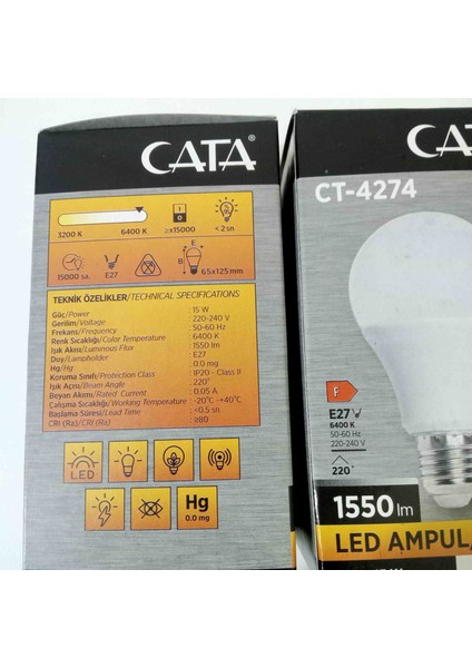 15 Watt Cata LED Lamba modelleri