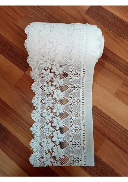 Pvc Dantel Raf Dolap ve Çekmece Örtüsü / Ebat: 23 cm x 5 mt - Beyaz