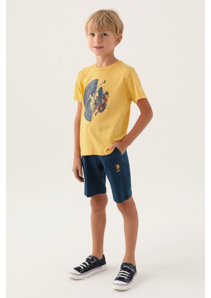 1747 Dual Erkek Çocuk Bermuda Pijama Takım