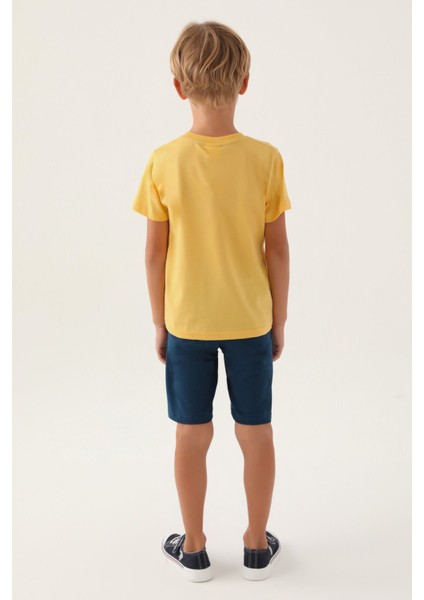 1747 Dual Erkek Çocuk Bermuda Pijama Takım modelleri