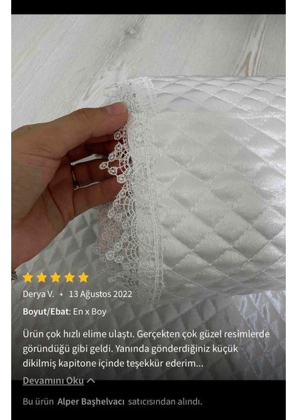 Vintage Sınırlı Üretim Özel Seri Saten Raf Örtüsü - Krem 50 cm Derinlik x 10 mt Boy Gold Su Taşı Detaylı Lüks Saten Kapitone Raf Örtüsü / Çekmece Örtüsü / Dolap İçi Örtü