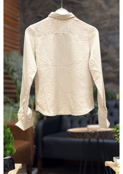 Roba Renkli Kopenaklı Keten Gömlek fiyatları