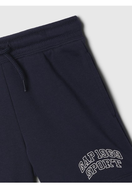 Erkek Bebek Lacivert Gap Logo Sweat Şort