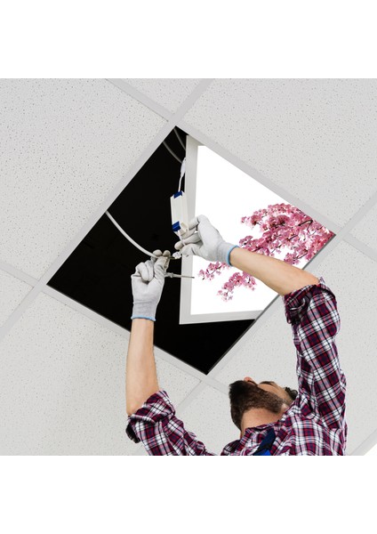 60X60 LED Panel Aydınlatma Armatür Avize Sıva Altı Desenli Tekli 46510286SA