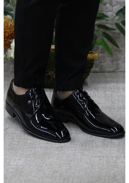 7030-1 Siyah Rugan Damat Ayakkabısı Takım Ayakkabısı Erkek Klasik Ayakkabı fiyatları