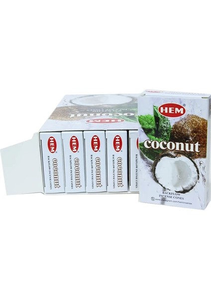 Ynt İthalat Coconut Back Flow Cones 10'lu