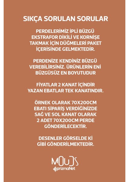 Xero Floral 2 Desenli Süet Oturma Odası Salon Fon Perde Baskılı Ekstrafor Büzgü 2 Kanat PRD-1080