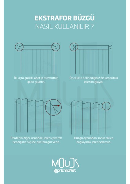 Madame Spring Desenli Süet Oturma Odası Salon Fon Perde Baskılı Ekstrafor Büzgü 2 Kanat PRD-1027 indirimleri