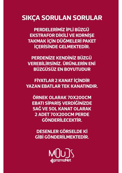 Kiraz Çiçeği Desenli Süet Oturma Odası Salon Fon Perde Baskılı Ekstrafor Büzgü 2 Kanat PRD-1023